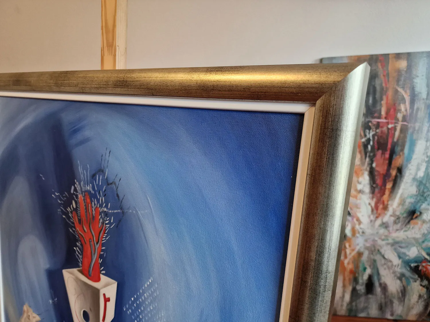 Salvador Dali – Apparatus and Hand umetniska slika na platnu Salvador Dalí - Aparat in roka - umetniška slika za dnevno sobo - reprodukcija na platnu