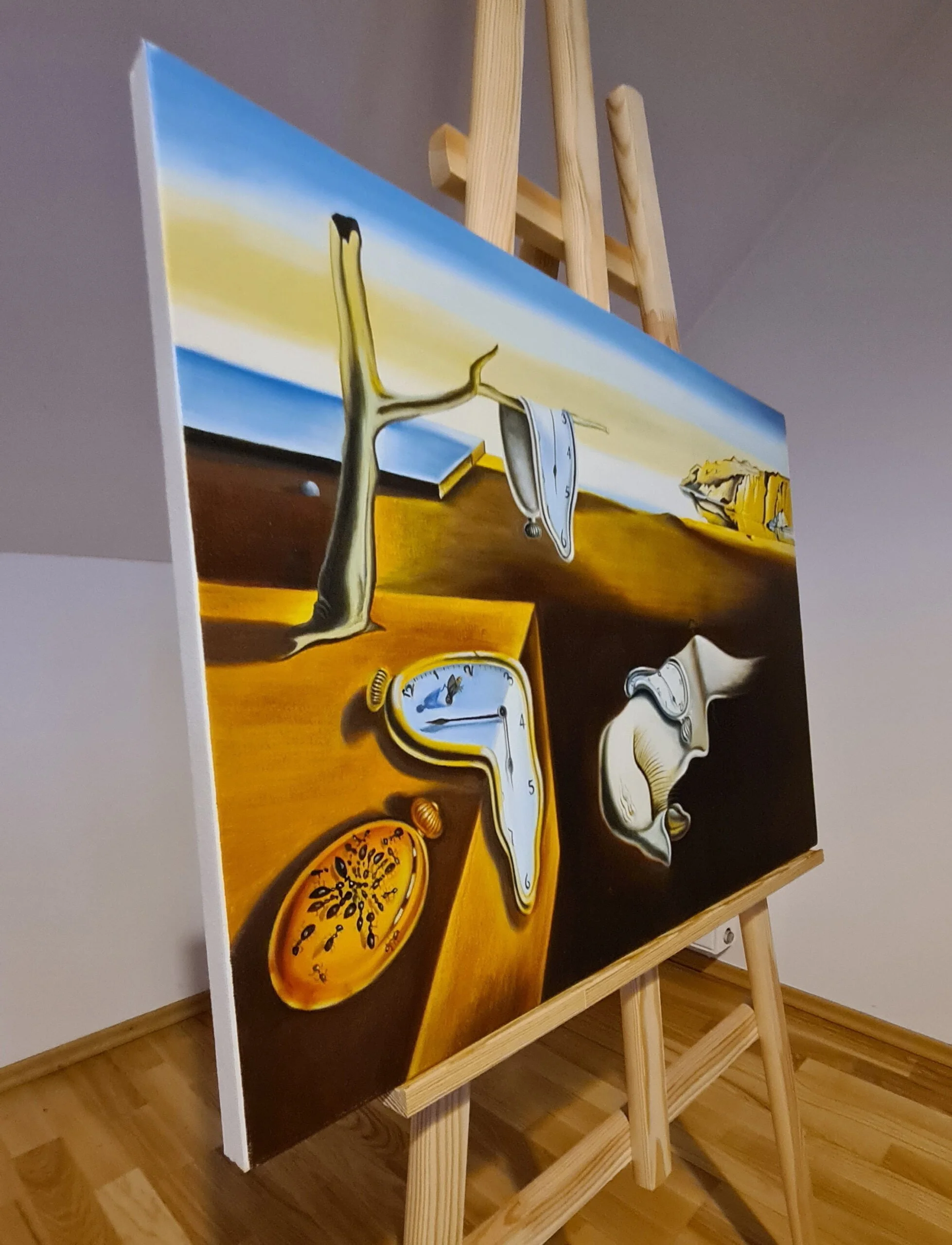 Salvador Dali - Persistence of Memory (reproduction, famous painting, famous artist, Salvador Dali) Salvador Dali - Persistence of Memory (reproduction, famous painting, famous artist, Salvador Dali)