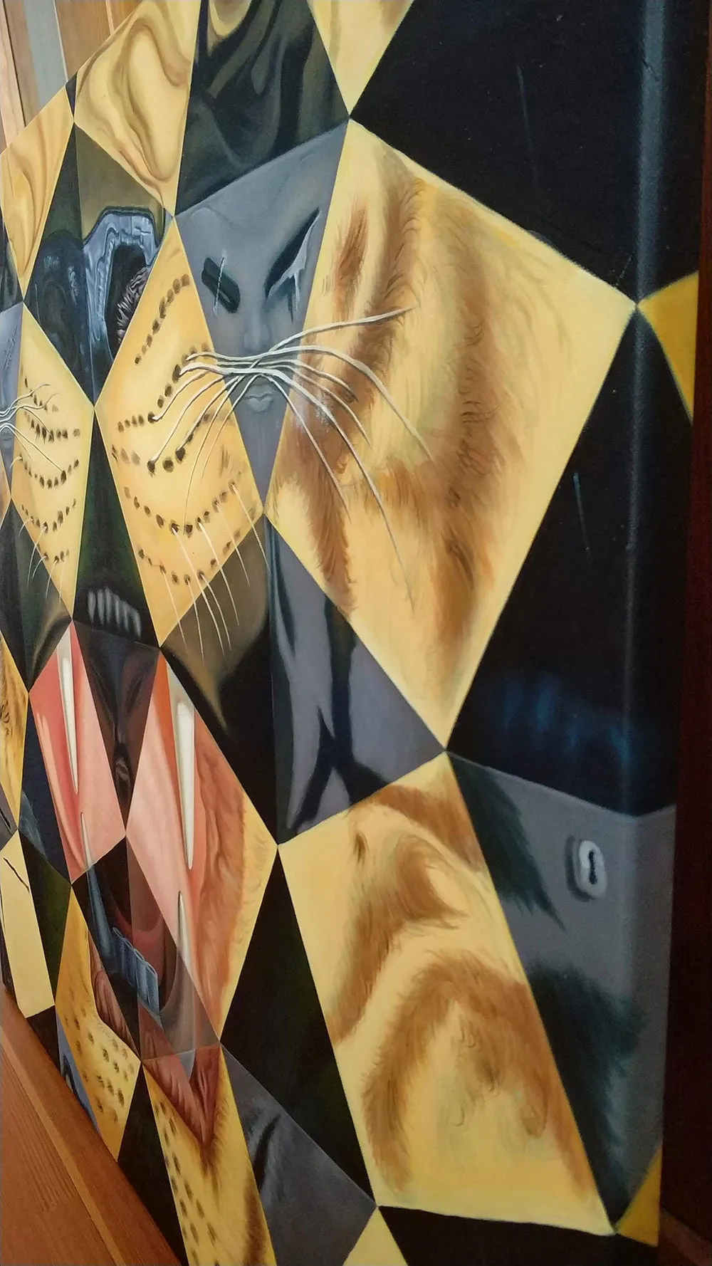 Salvador Dali - Tiger Salvador Dalí - Tiger - oil painting reproduction for the living room - on canvas