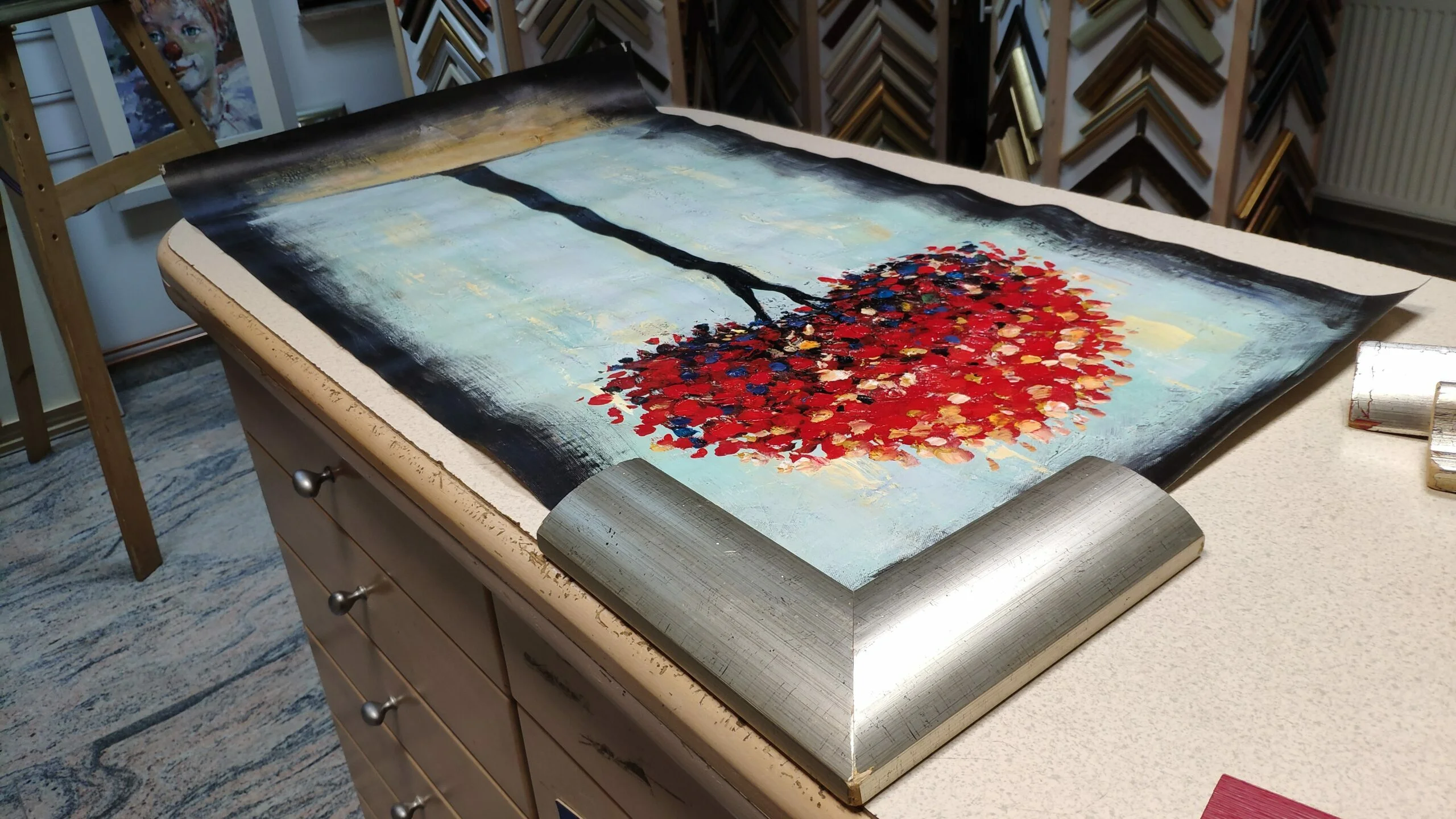 Canvas Paintings - Hand-Painted Art Wall Paintings - Modern, Abstract, Decorative Paintings for the Wall 4 Canvas Paintings - Hand-Painted Art Wall Paintings - Modern, Abstract, Decorative Paintings for the Wall 4