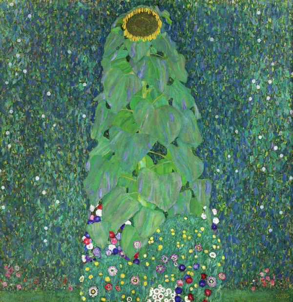 The Sunflower (Vintage Painting) - Gustav Klimt | Reprodukcija
