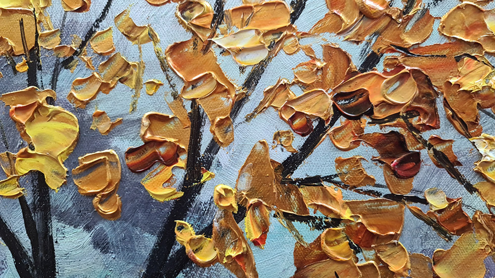 Umetniške slike – Drevo z listi