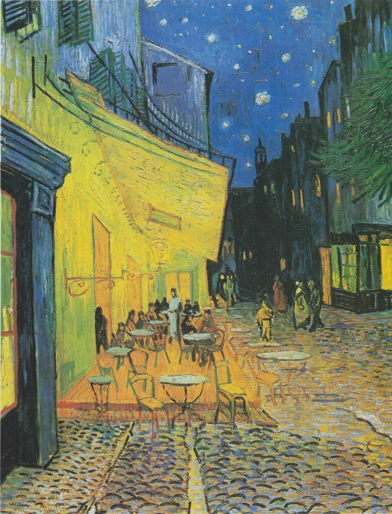 Vincent van Gogh - Terasa kafića noću - ručno naslikana reprodukcija na platnu