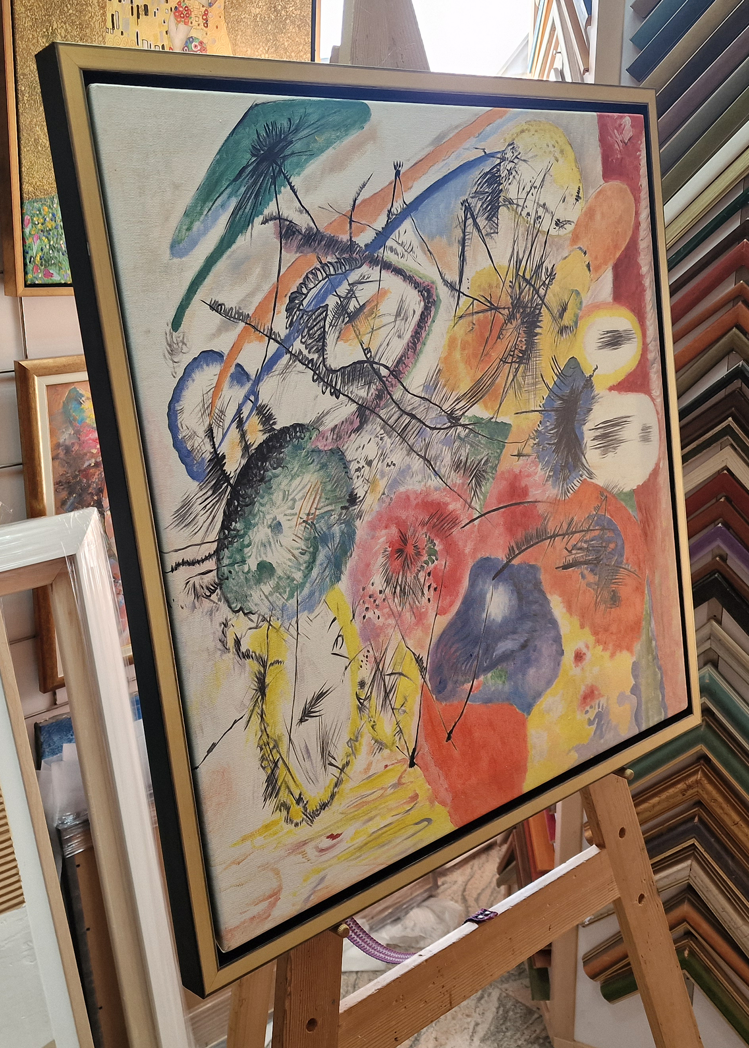 Vasilij Kandinski - Black Lines (Schwarze Striche)