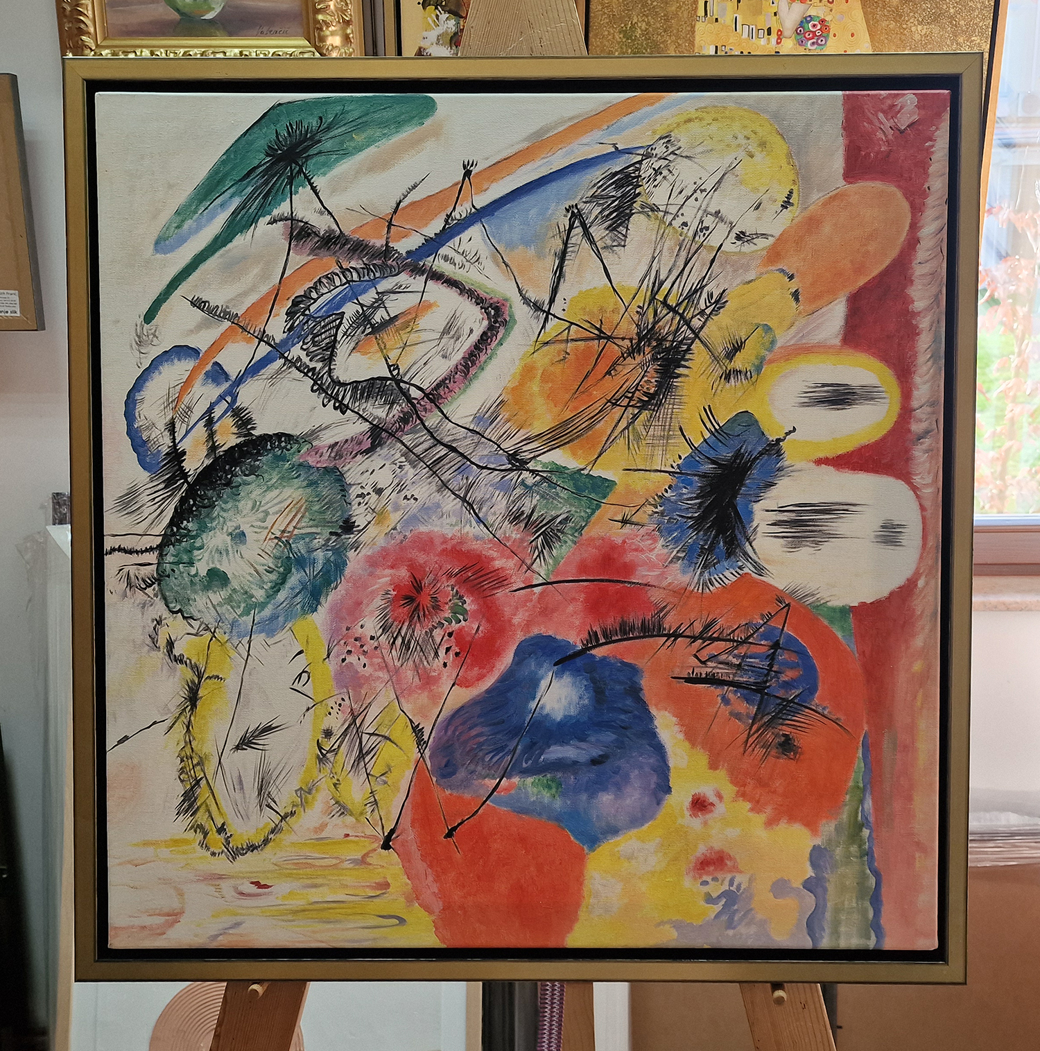 Vasilij Kandinski - Black Lines (Schwarze Striche)