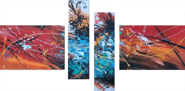 Painting - Passion - oil painting reproduction for the living room - on canvas