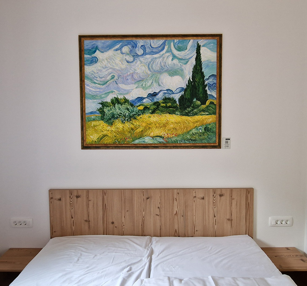 Vincent van Gogh - A Wheat Field with Cypresses