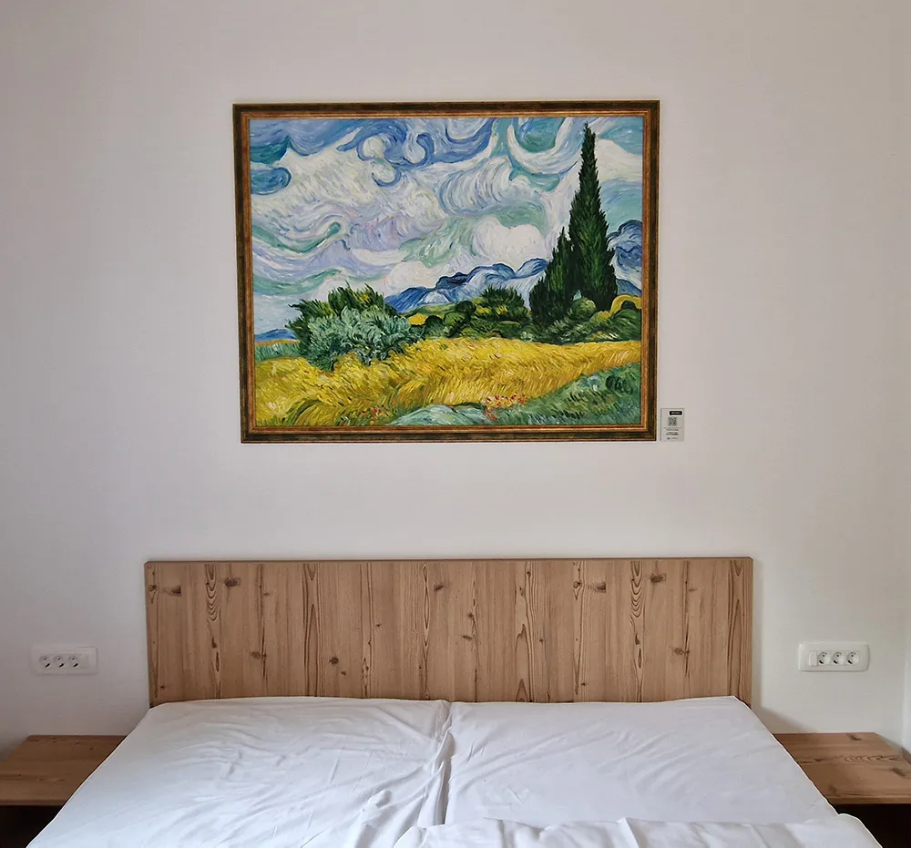 Vincent van Gogh - A Wheat Field with Cypresses Vincent van Gogh - A Wheat Field with Cypresses