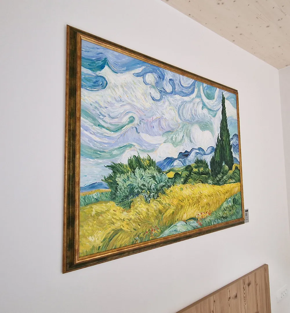 Vincent van Gogh - A Wheat Field with Cypresses Vincent van Gogh - A Wheat Field with Cypresses