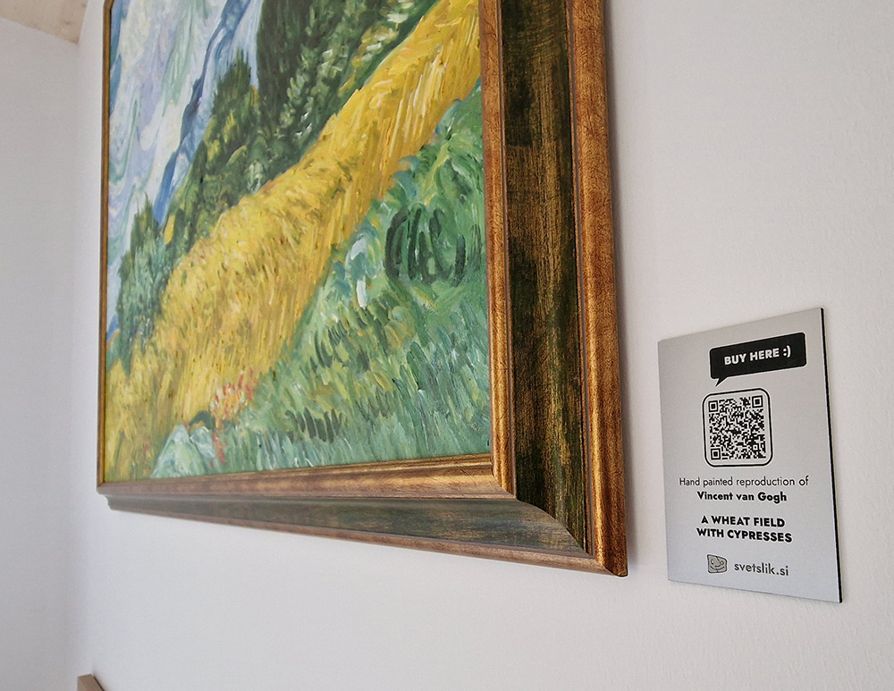 Vincent van Gogh - A Wheat Field with Cypresses