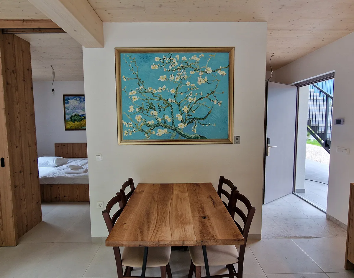 Vincent van Gogh - Blossoming almond tree Vincent van Gogh - Mandorlo in fiore - quadro su tela - copia dipinta a mano su ordinazione