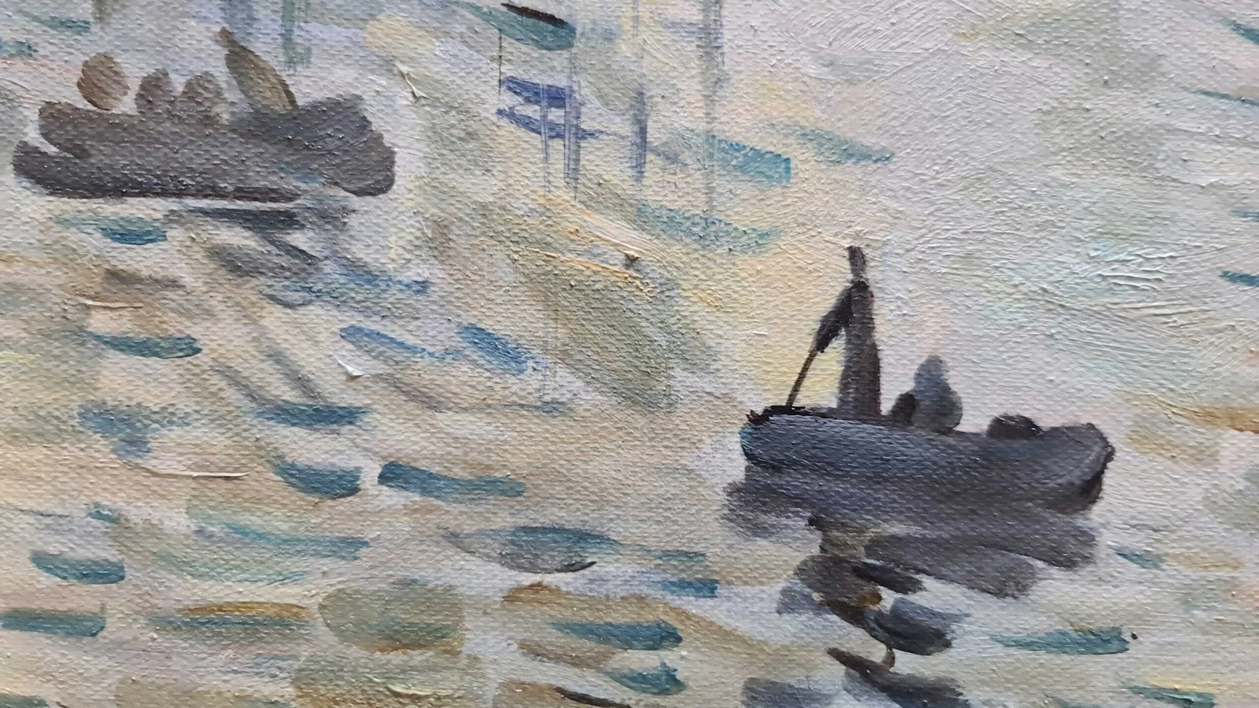 Claude Monet – Impression, Sonnenaufgang – handgemalte Reproduktion auf Leinwand
