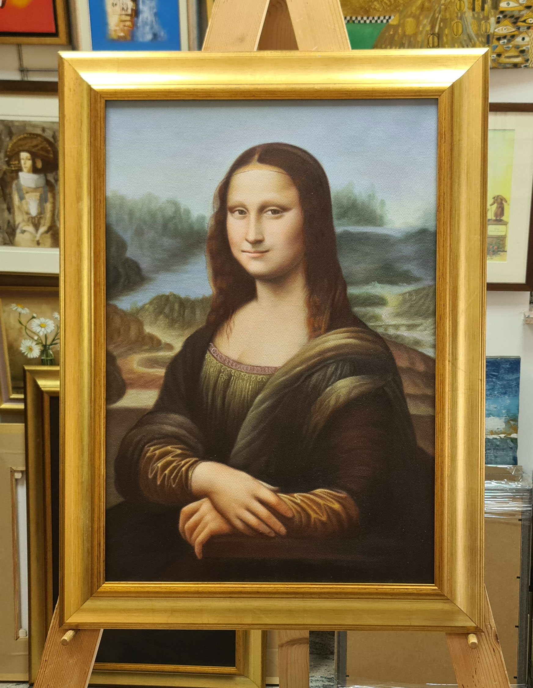 leonardo da vinci mona Lisa reproduction 2 leonardo da vinci mona Lisa reproduction of painting