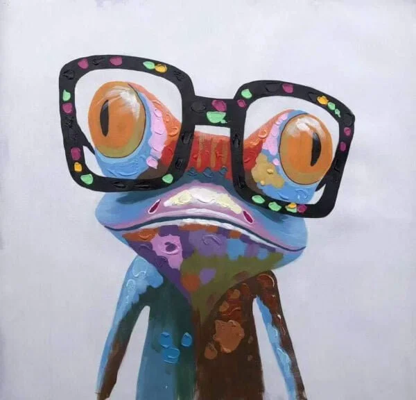 Kindergemälde - Frosch