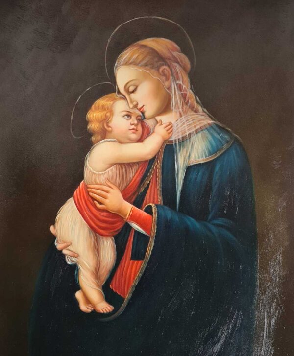 umetniška slika marija in jezus