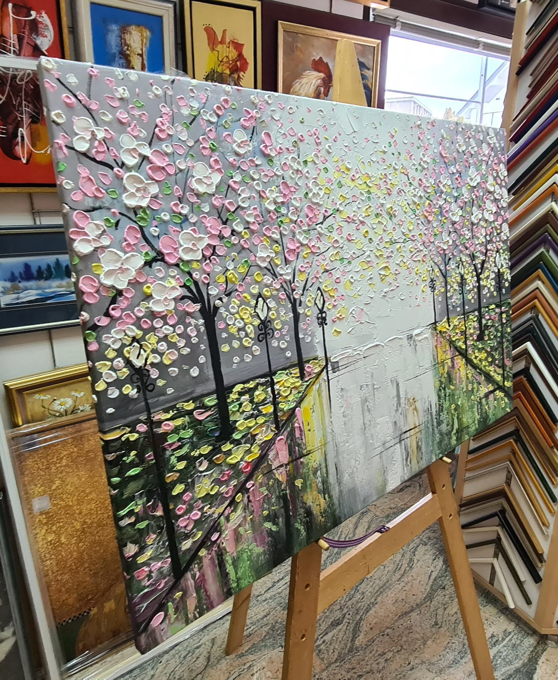 Gemälde - Wandbilder - Kirschblüten Gemälde - Wandbilder - Kirschblüten