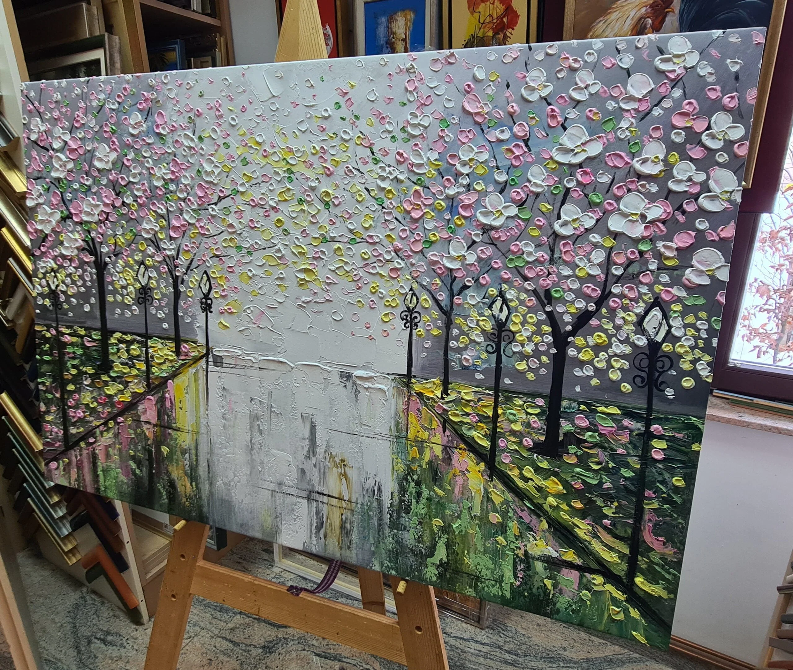 Gemälde - Wandbilder - Kirschblüten Gemälde - Wandbilder - Kirschblüten
