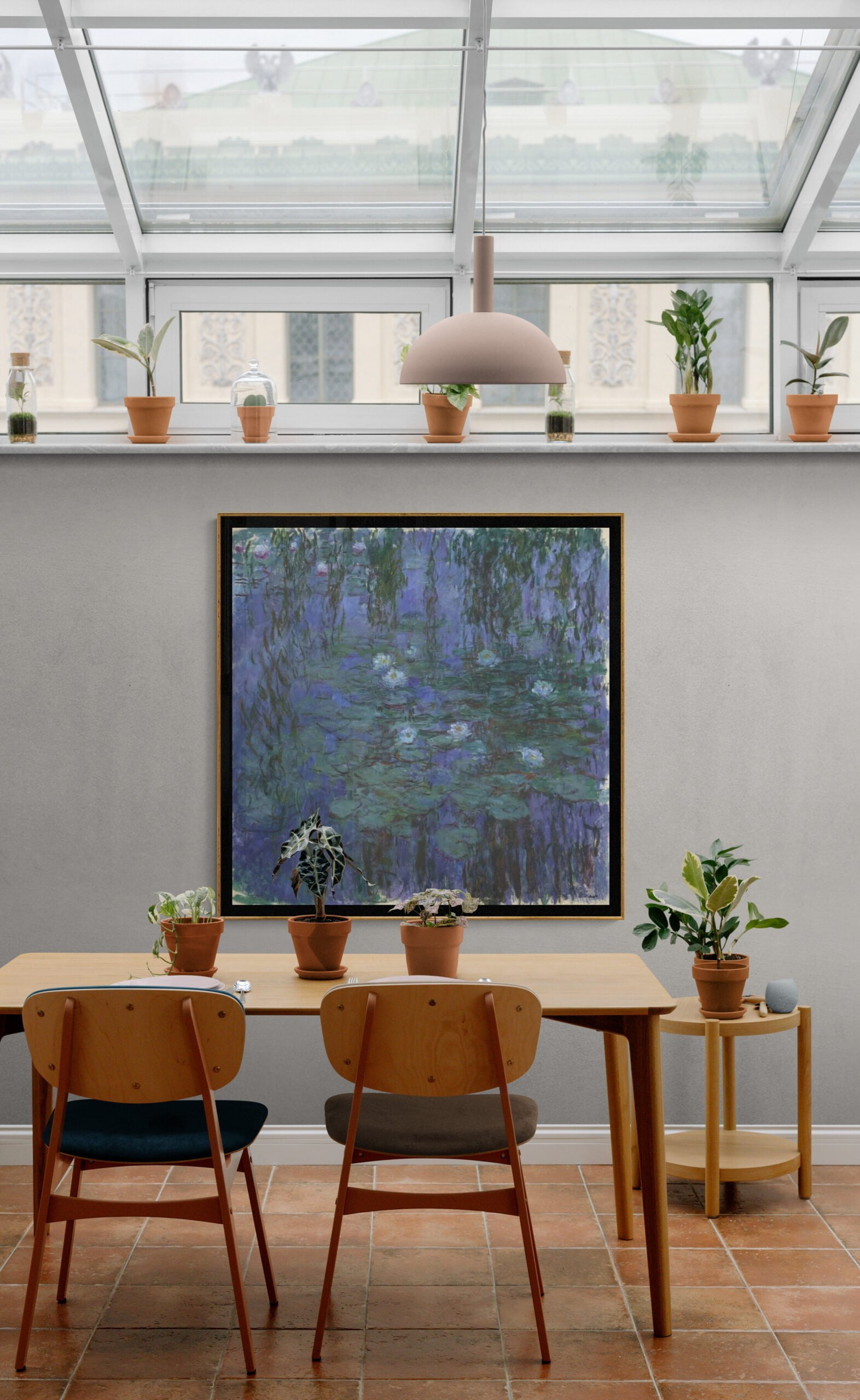 Claude Monet - Blue Water Lilies (Blaue Seerosen) - Gemälde, Leinwandbilder