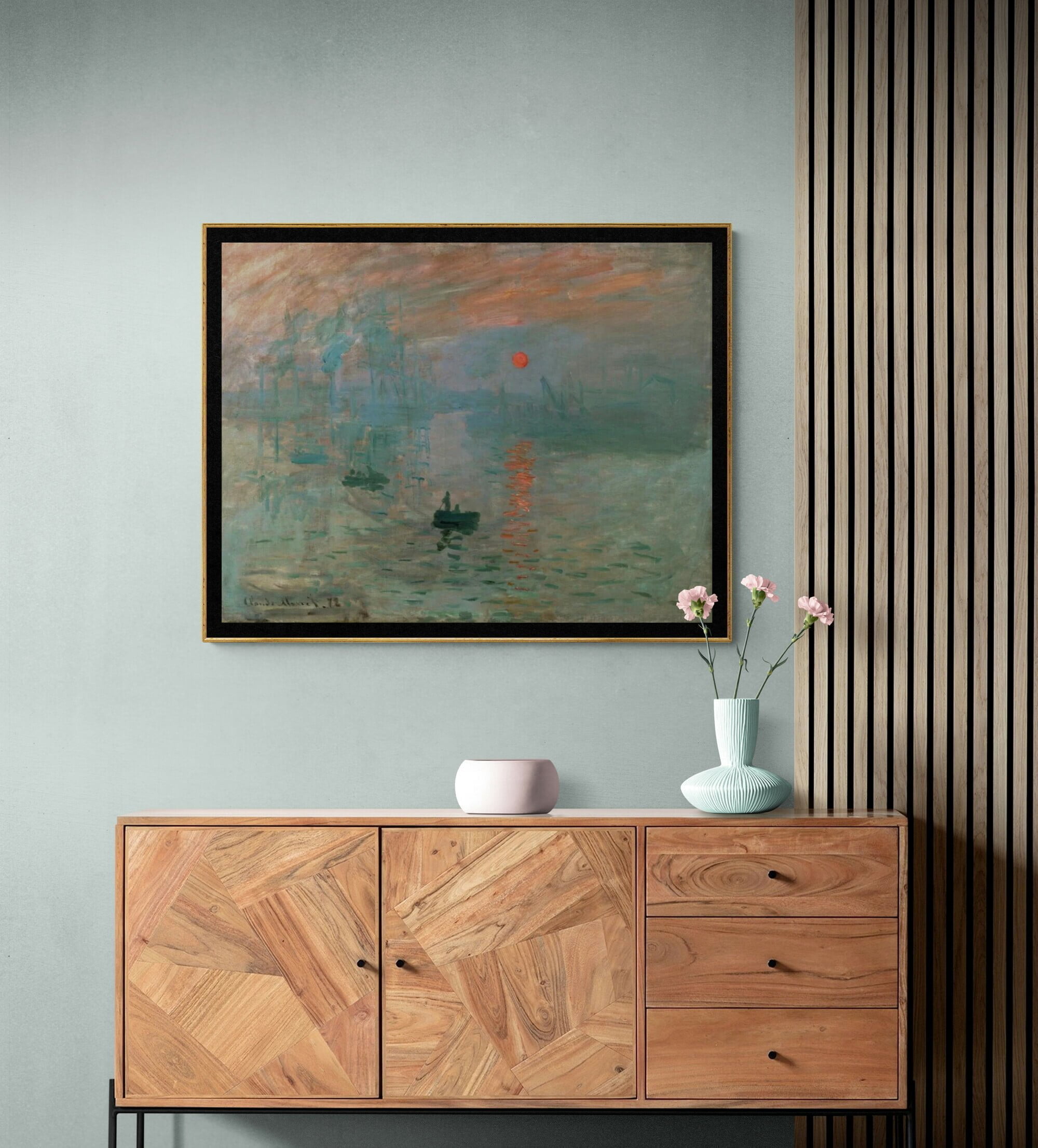 Claude Monet – Impression Sunrise (Impression - Sonnenaufgang) - Gemälde, Leinwandbilder