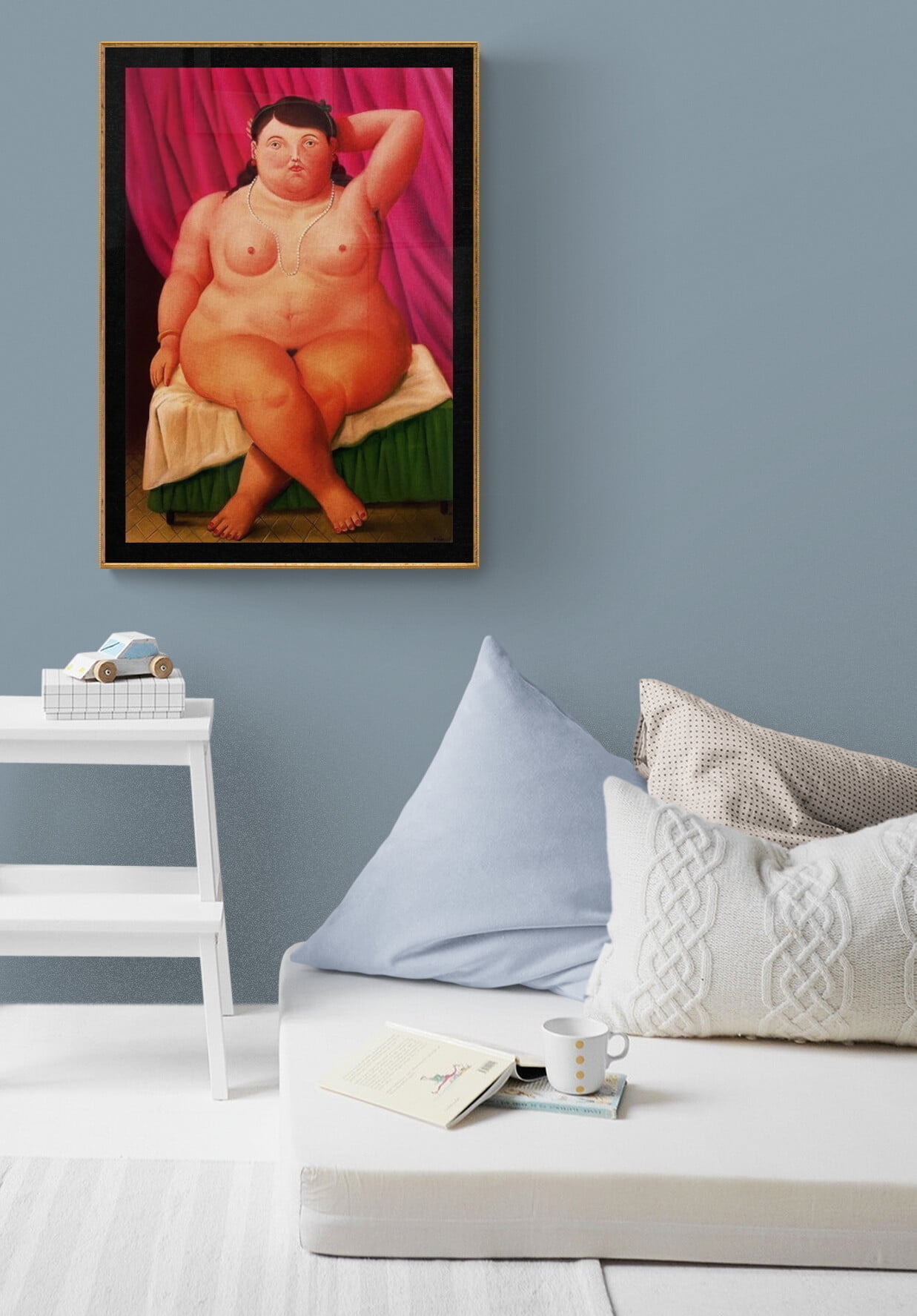 Fernando Botero - woman - slika na platnu - ročno naslikana reprodukcija stenske slike
