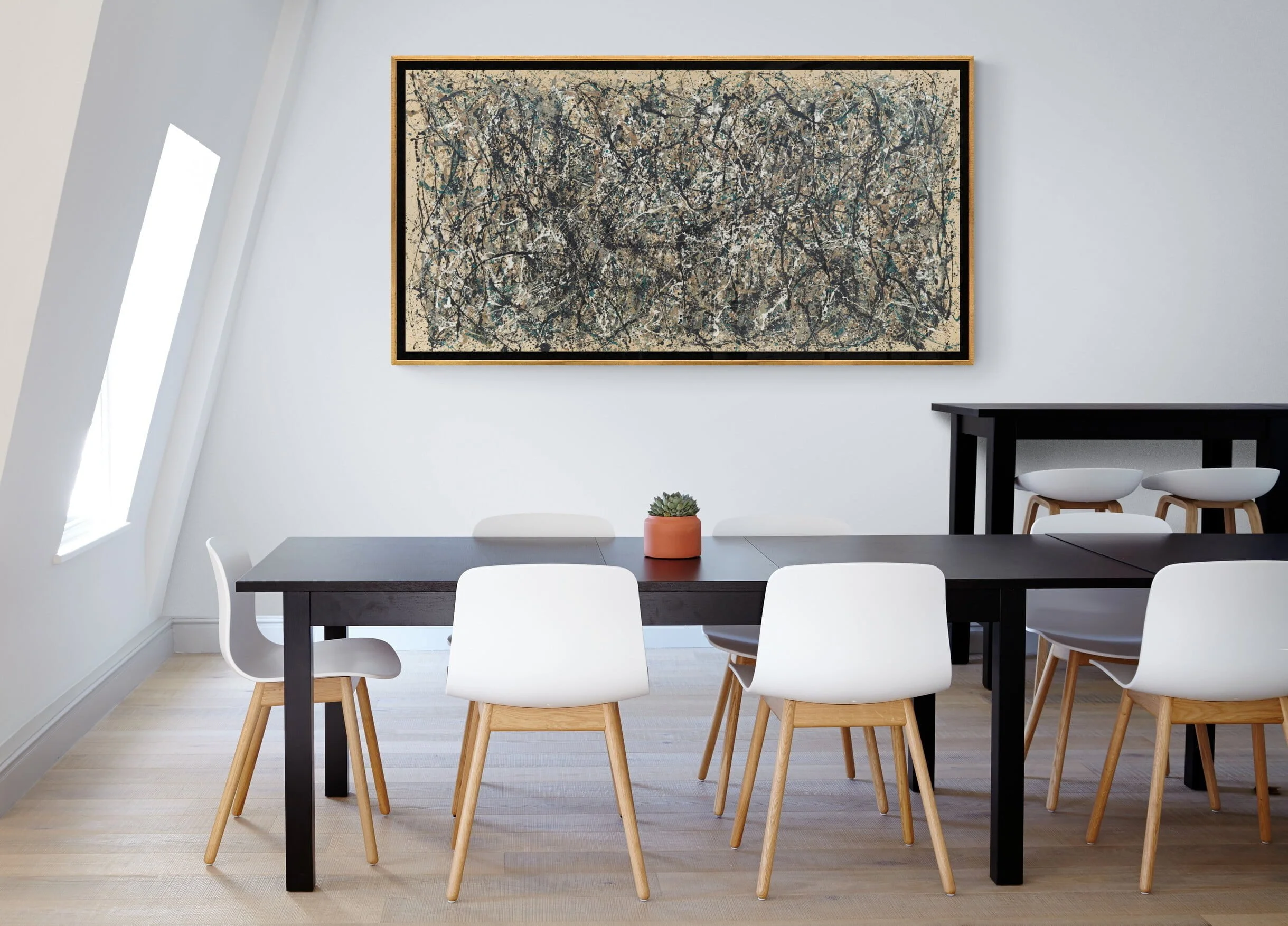 Jackson Pollock - number - slika na platnu - ročno naslikana reprodukcija stenske slike Jackson Pollock - number - slika na platnu - ročno naslikana reprodukcija stenske slike
