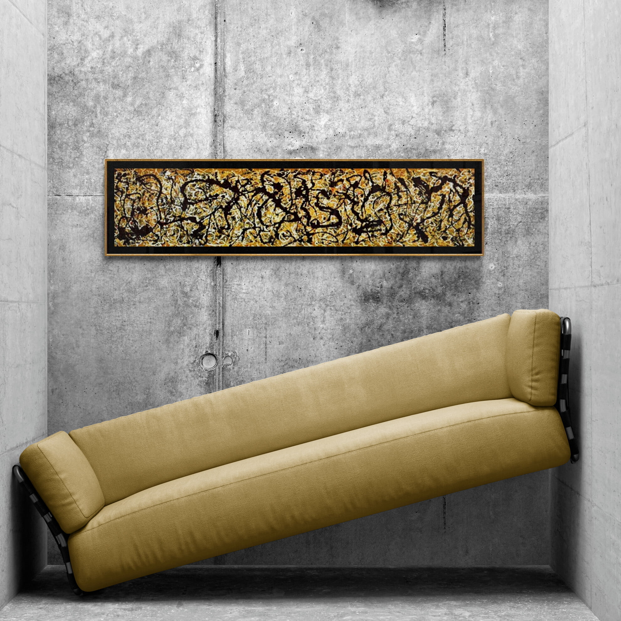 Jackson Pollock - Number 1, 1952 - Nummer 1, 1952, Gemälde, Leinwandbilder