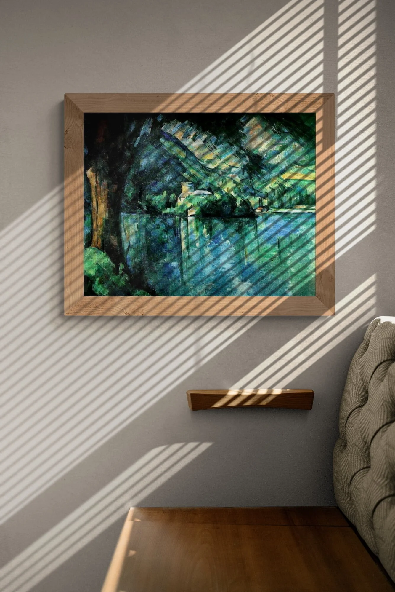 Paul Cezanne – Lake Annecy - reprodukcije slik - umetniška stesnka slika na platnu Paul Cezanne – Lake Annecy - reprodukcije slik - umetniška stesnka slika na platnu