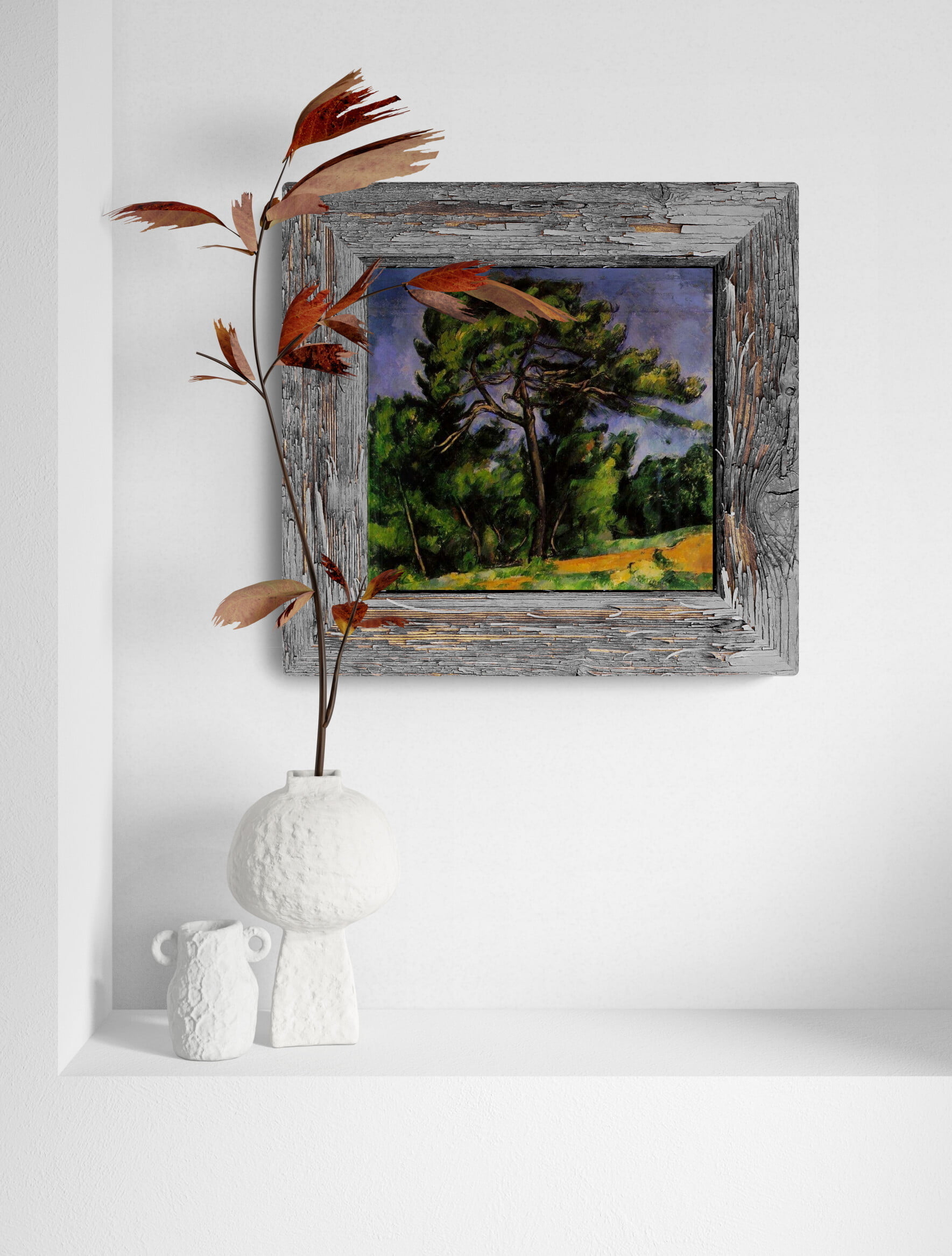 Paul Cezanne - The Great Pine - Die große Kiefer, Gemälde, Leinwandbilder