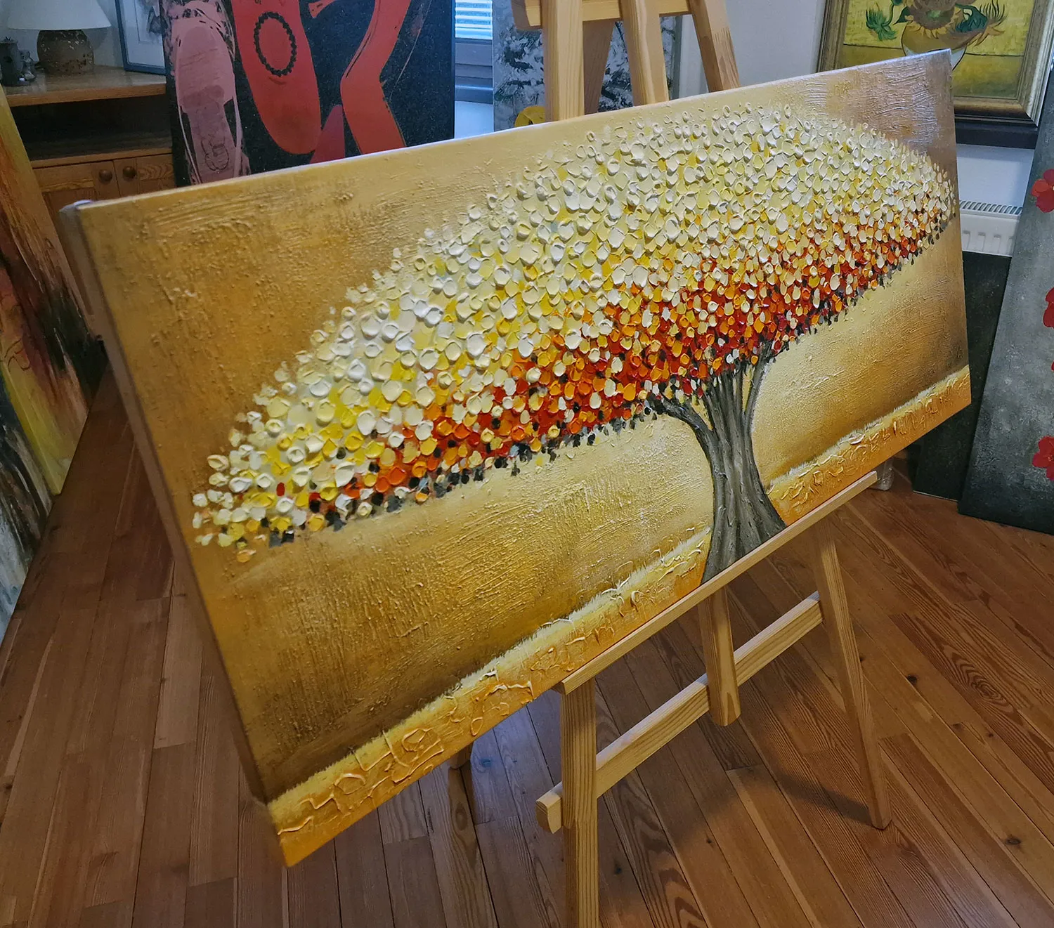Wall art - paintings - Lonely Tree Wall art - paintings - Lonely Tree - oil painting on canvas - hand-painted copy made to order