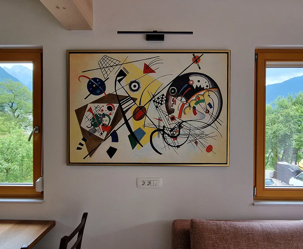 Vasilij Kandinski - Transverse lines Vasilij Kandinski - Transverse lines