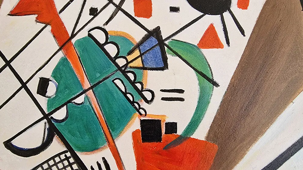 Vasilij Kandinski - Transverse lines Vasilij Kandinski - Transverse lines