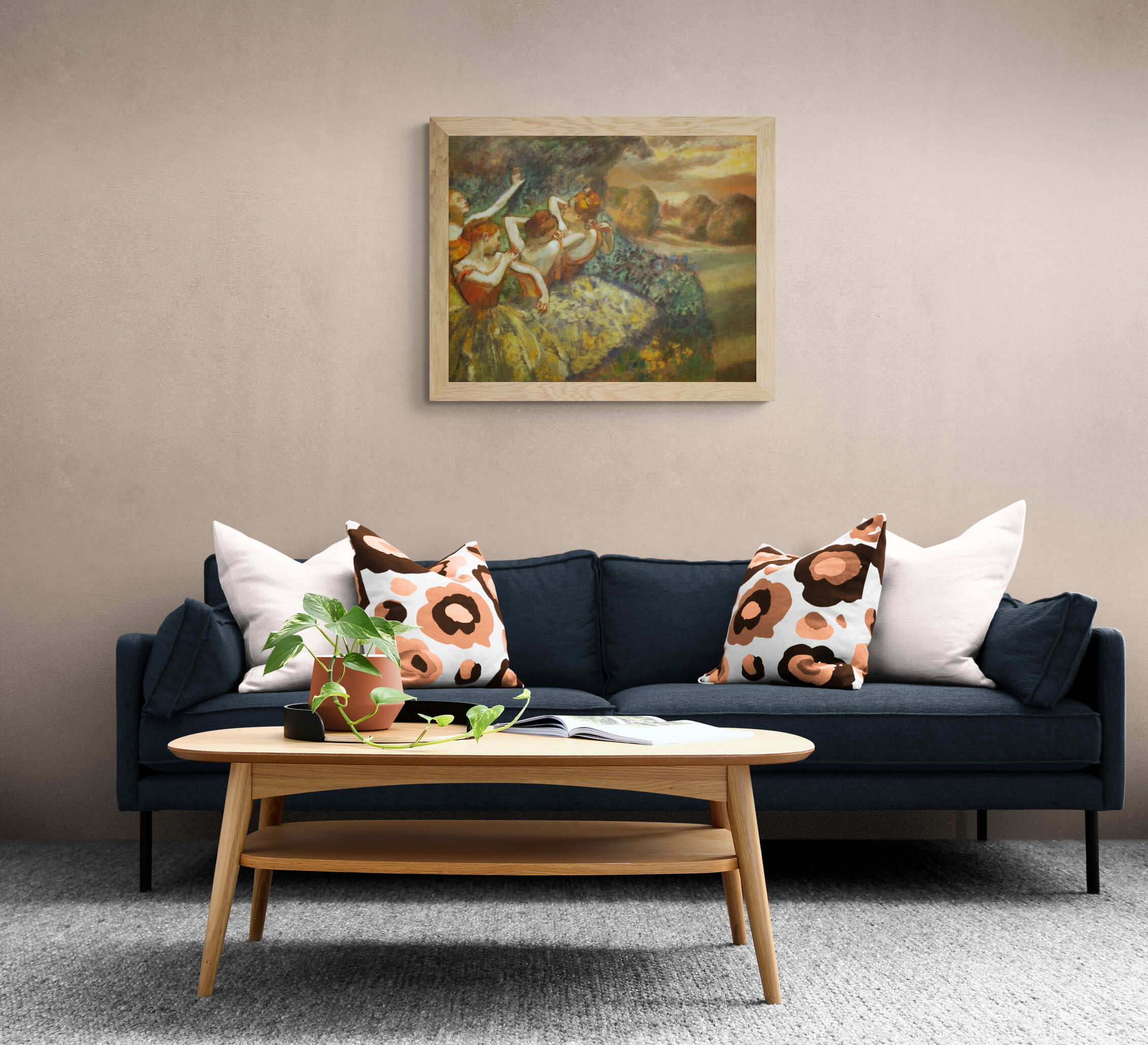 Edgar Degas – Four Dancers (Vier Tänzerinnen), Gemälde, Leinwandbilder