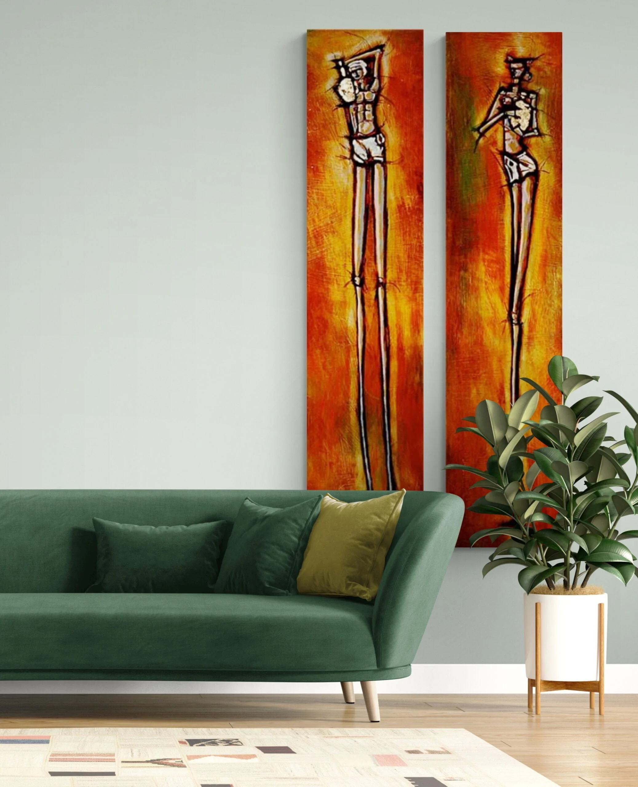 stenske slike - Manekena