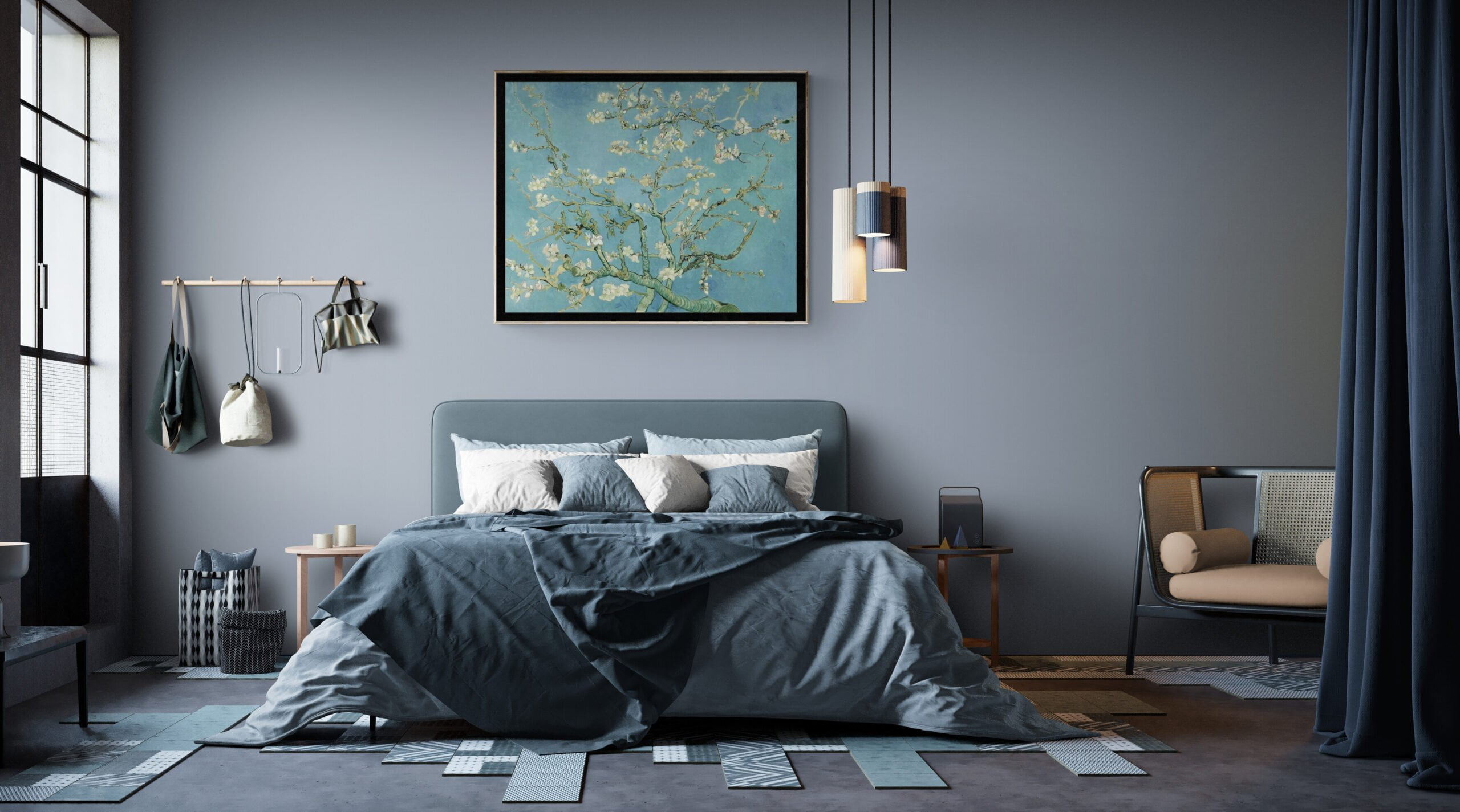 Vincent Van Gogh - Blossoming almond - Blühende Mandel, Gemälde, Leinwandbilder