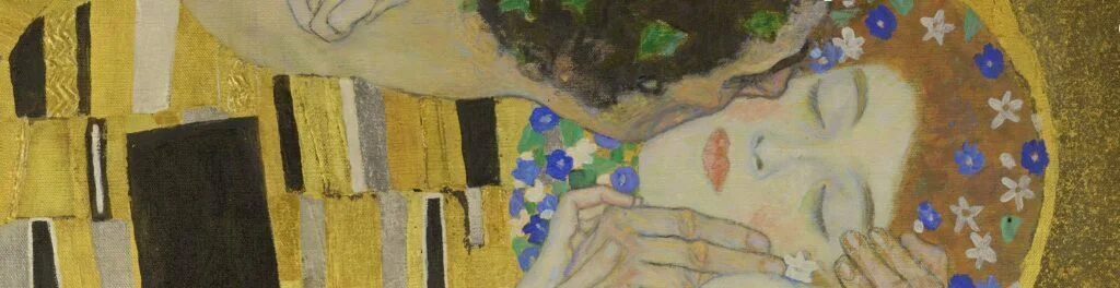 Klimt - The Kiss - Original - Reproduction of Famous Painting - Canvas Wall Painting