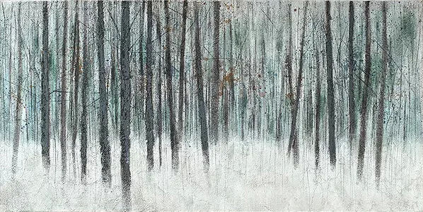 Leinwandbilder - Gemälde - Bäume im Winter