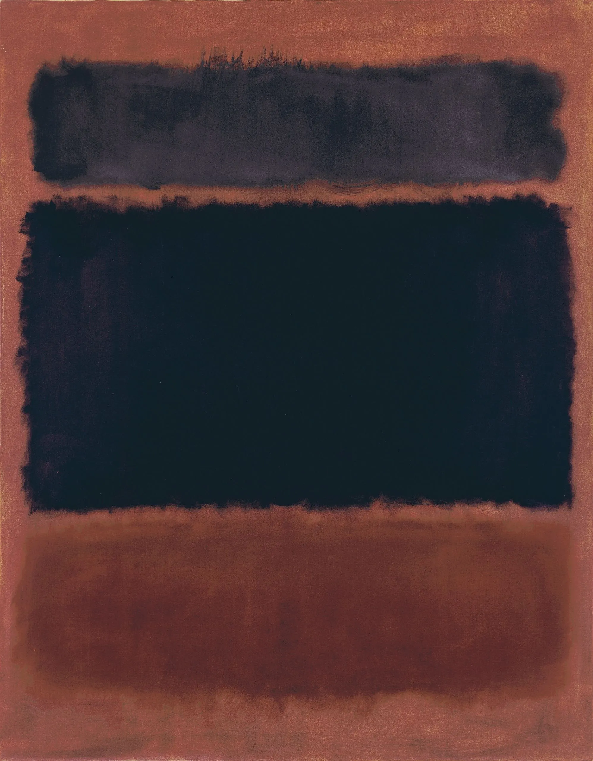 Mark Rothko - Black in Deep Red - Reprodukcija slike za zid