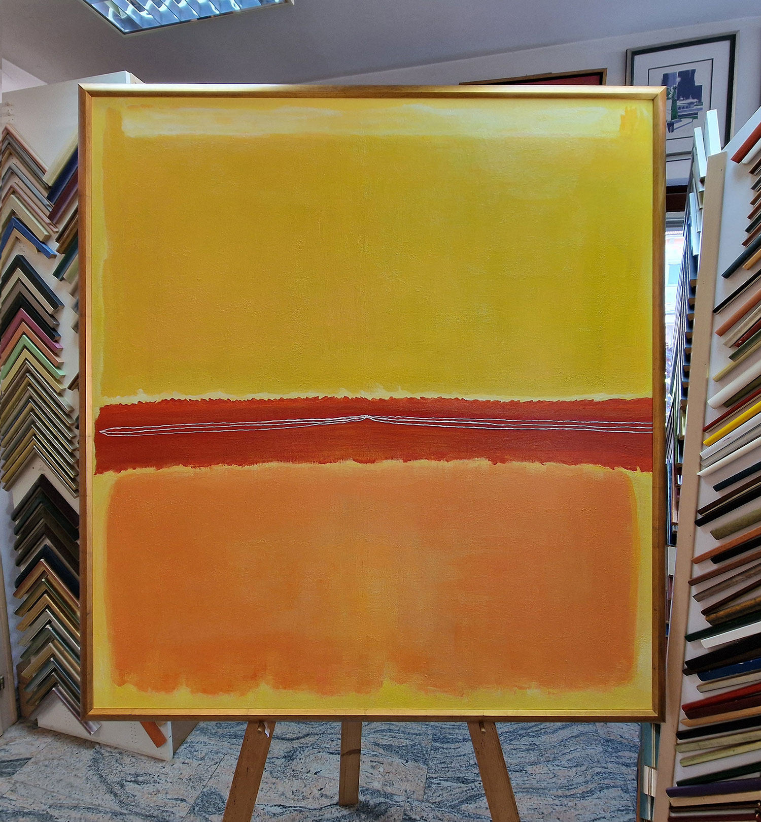 Mark-Rothko-No.-22-umetniška-slika-na-platnu Mark Rothko No. 22 umetniška slika na platnu