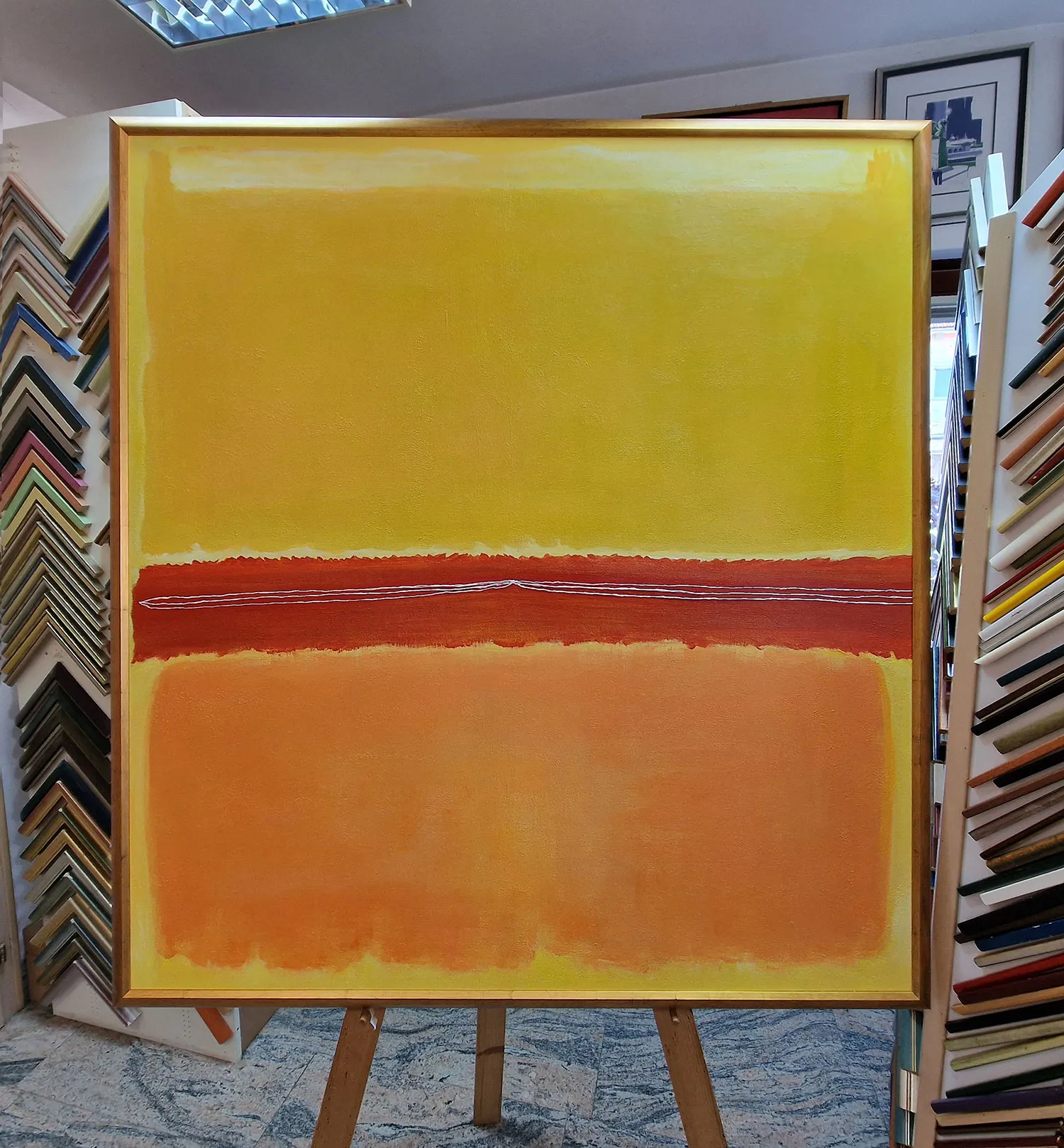 Mark Rothko - 22. sz. - művészi festmény vásznon - kézzel festett reprodukció