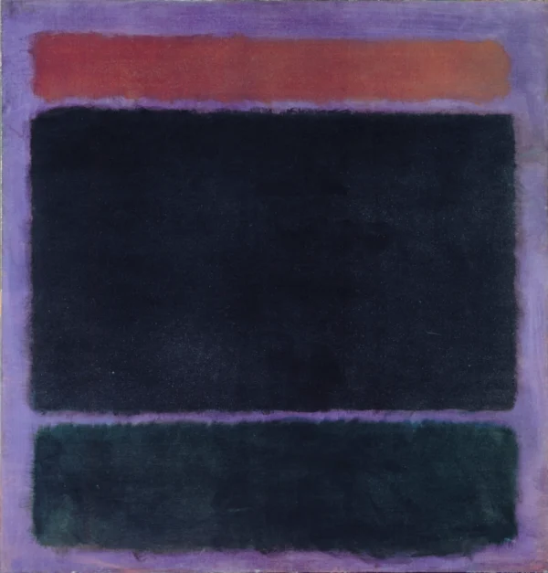 Mark Rothko - Rust, Blacks on Plum - Mark Rothko - Ruggine, neri su prugna