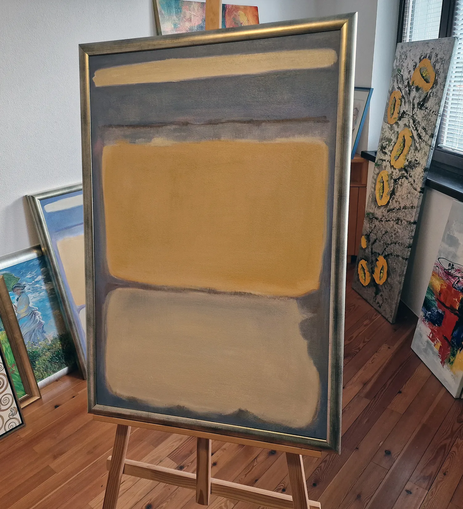 Mark Rothko - N. 10 - quadro su tela - copia dipinta a mano su ordinazione