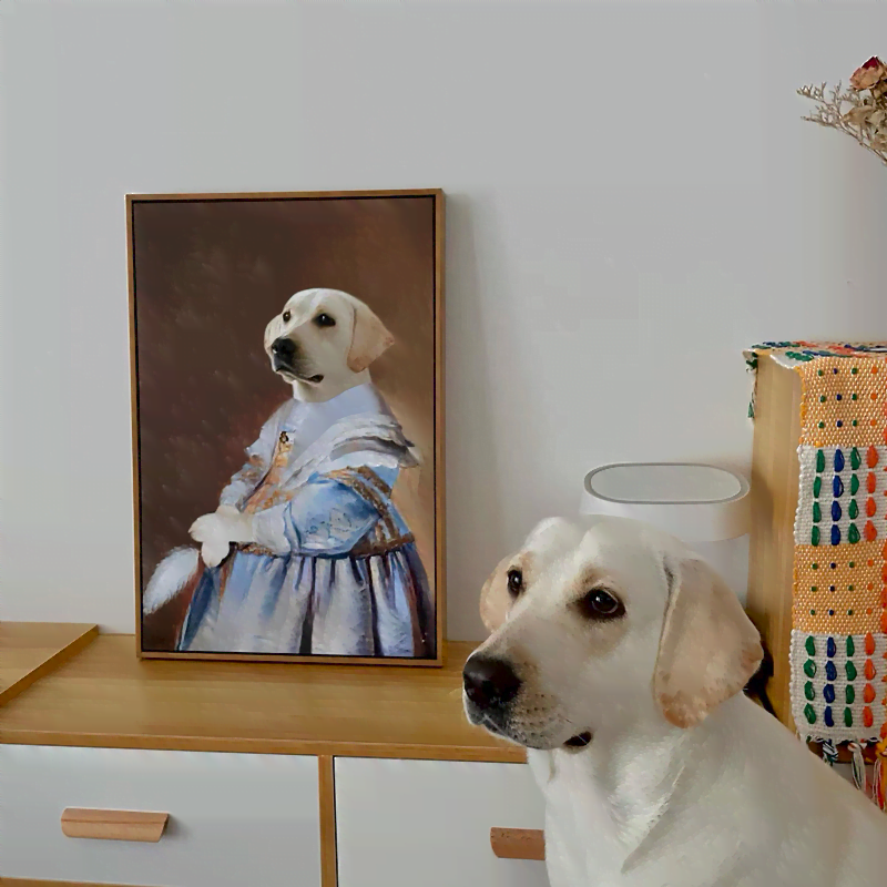 a painting of a pet a painting of a pet