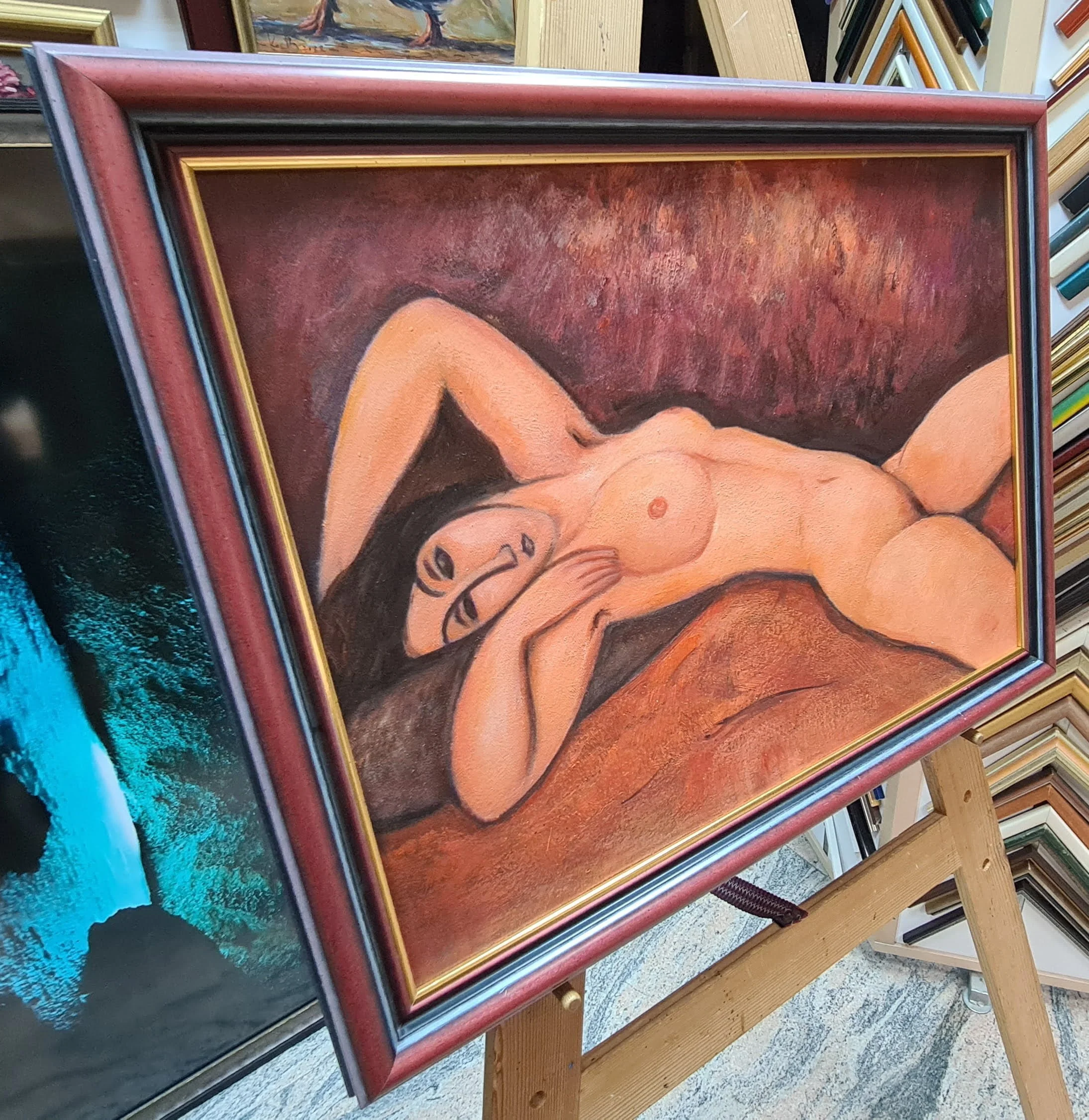 Amedeo Modigliani - Reclining Nude III Amedeo Modigliani - Reclining Nude III