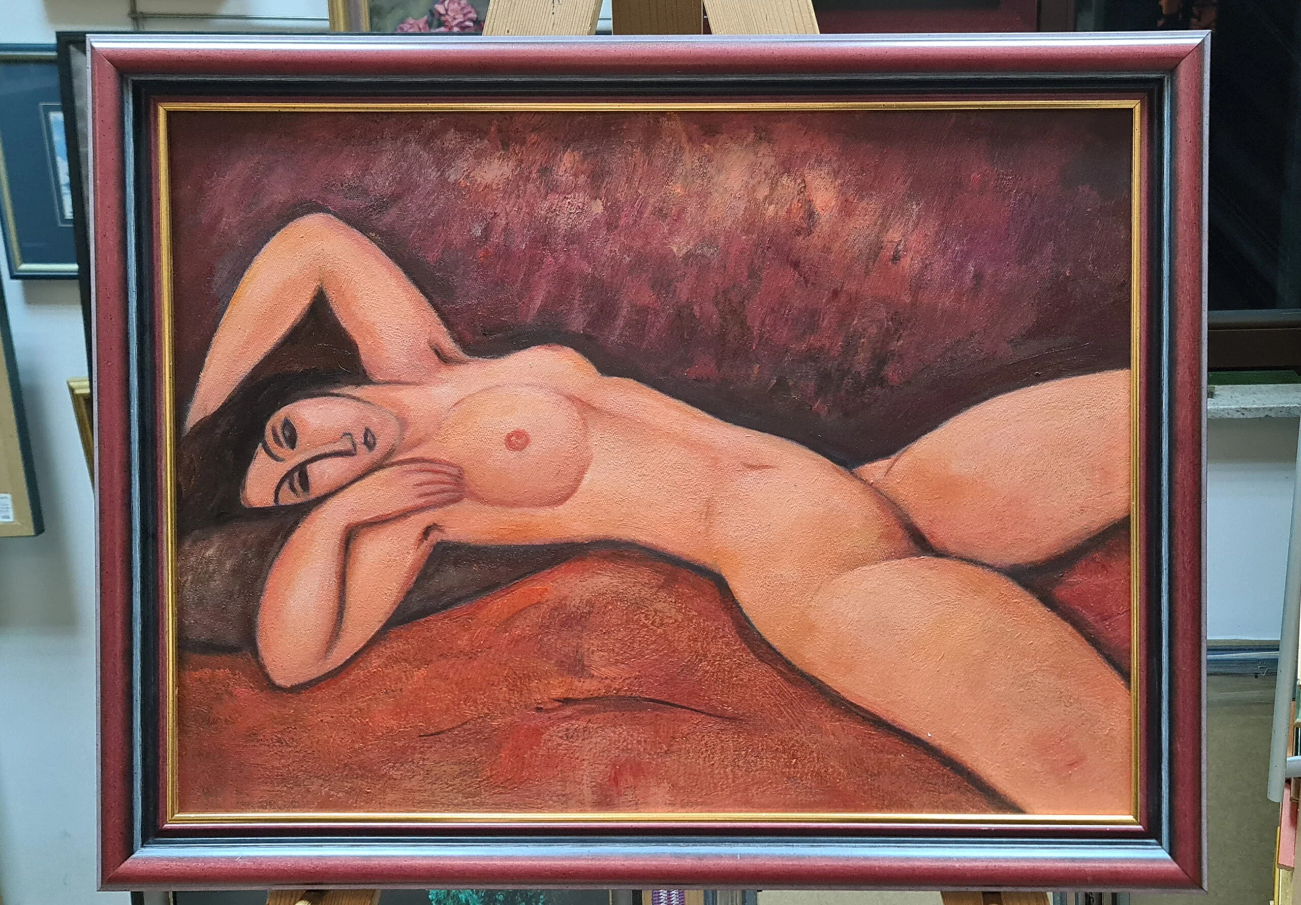 Amedeo Modigliani - Reclining Nude III Amedeo Modigliani - Reclining Nude III