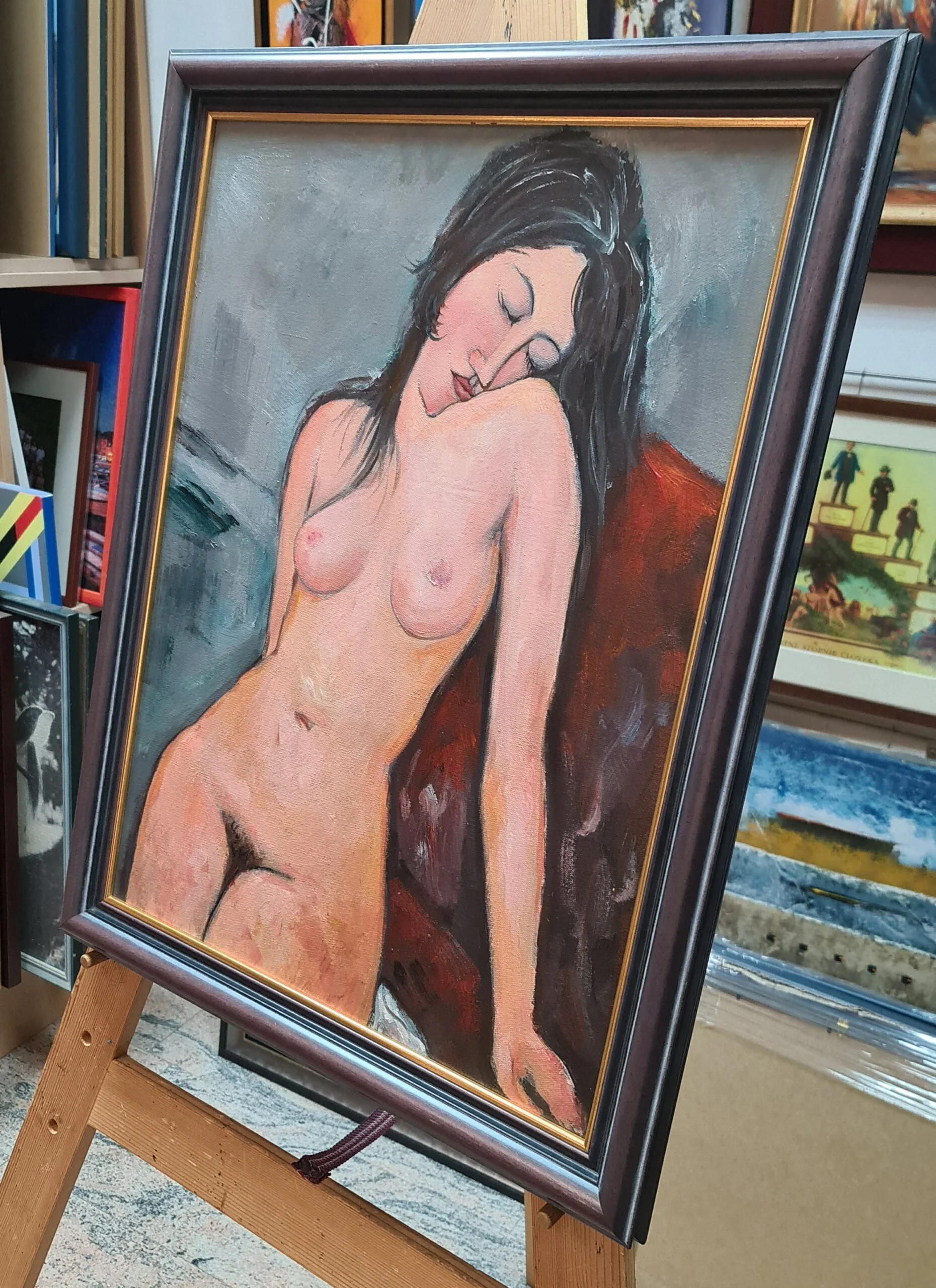 Amedeo Modigliani - Seated Nude Amedeo Modigliani - Seated Nude
