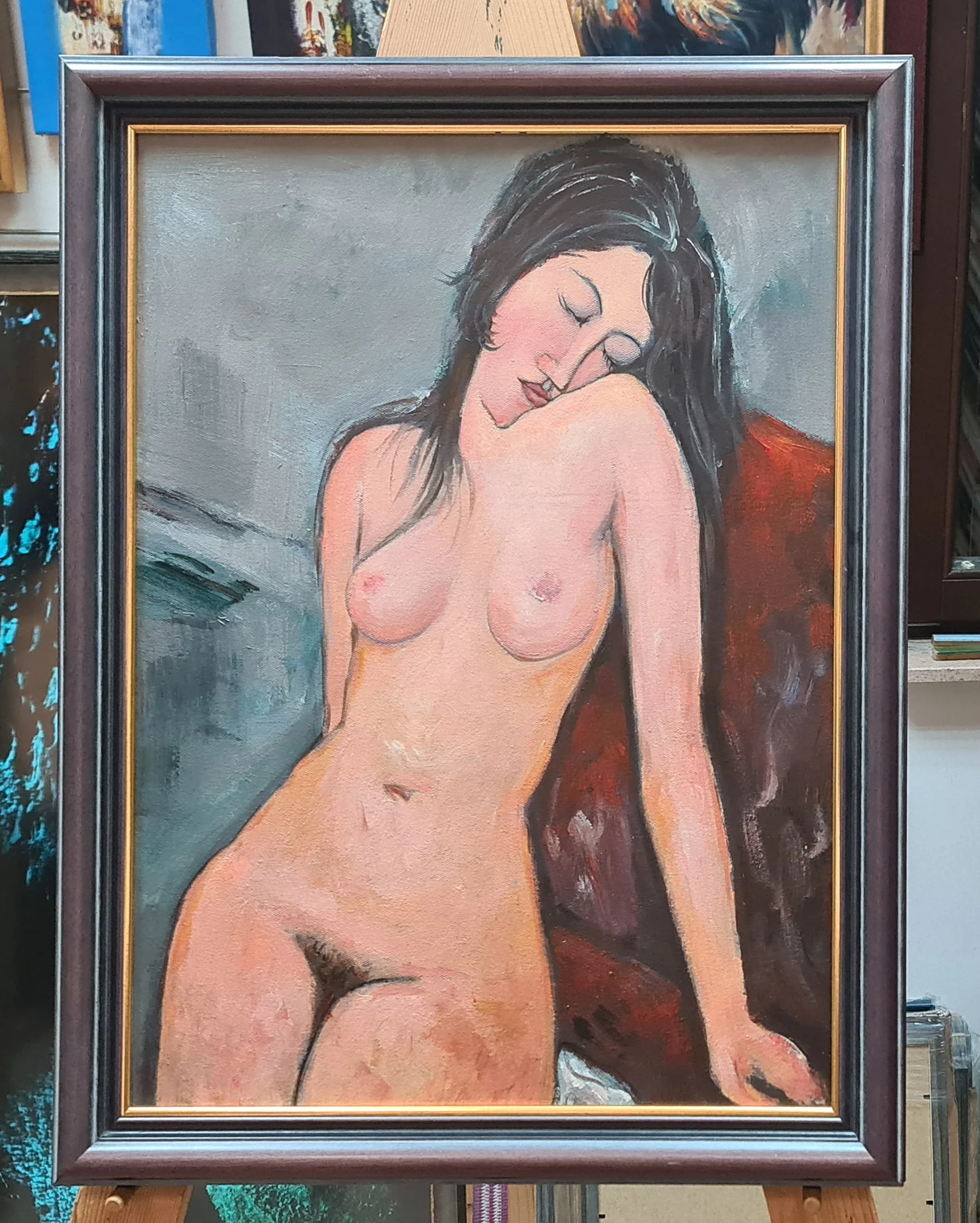Amedeo Modigliani - Seated Nude Amedeo Modigliani - Seated Nude