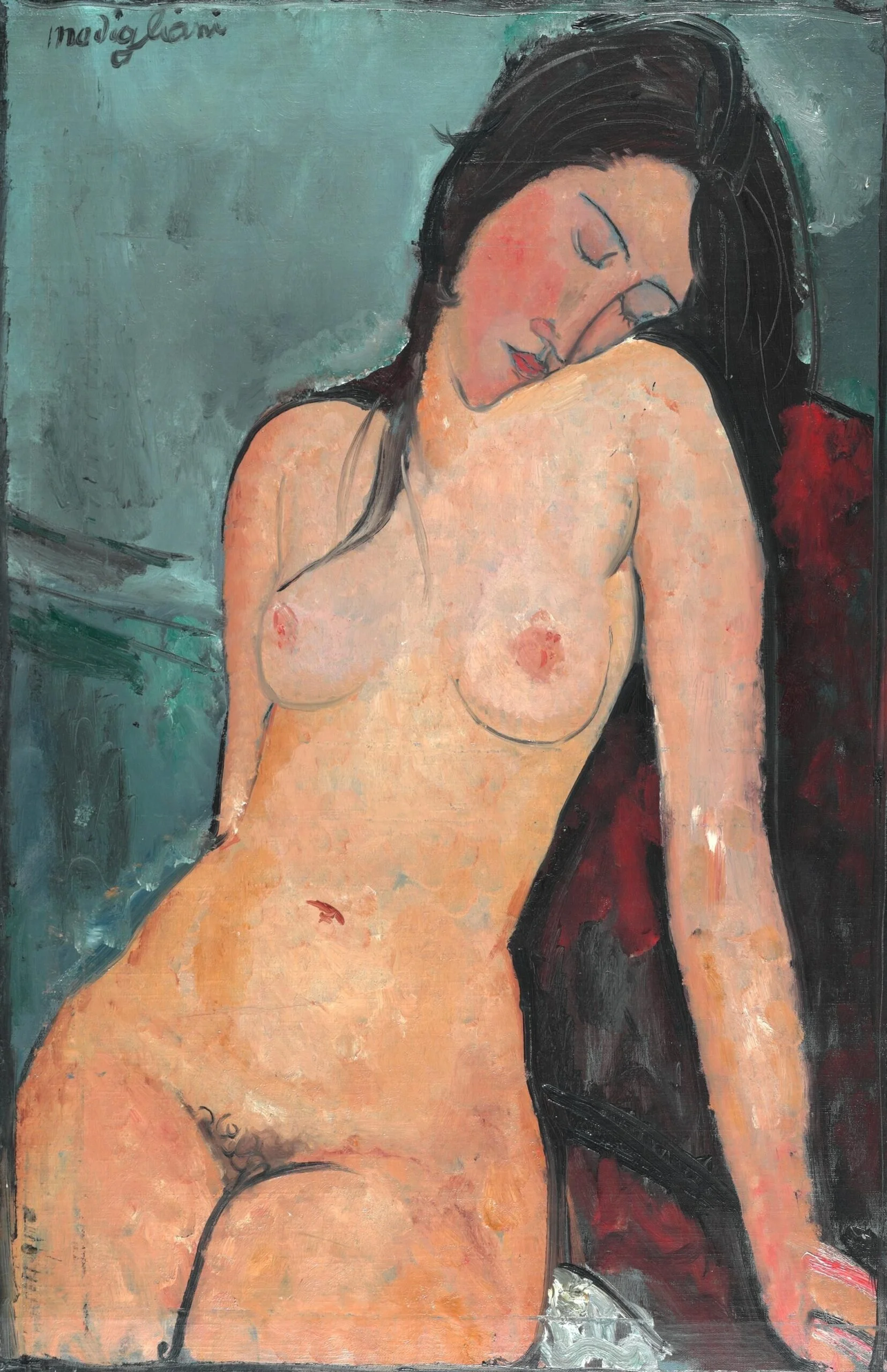 Amedeo Modigliani - Seated Nude