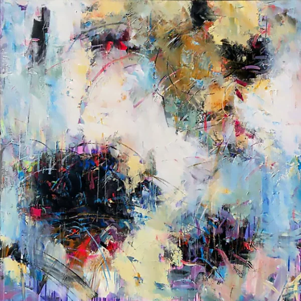 Leinwandbilder - Gemälde - Farbkosmos