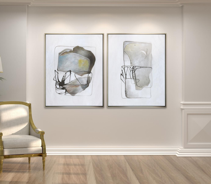 Abstrakt festmények D21