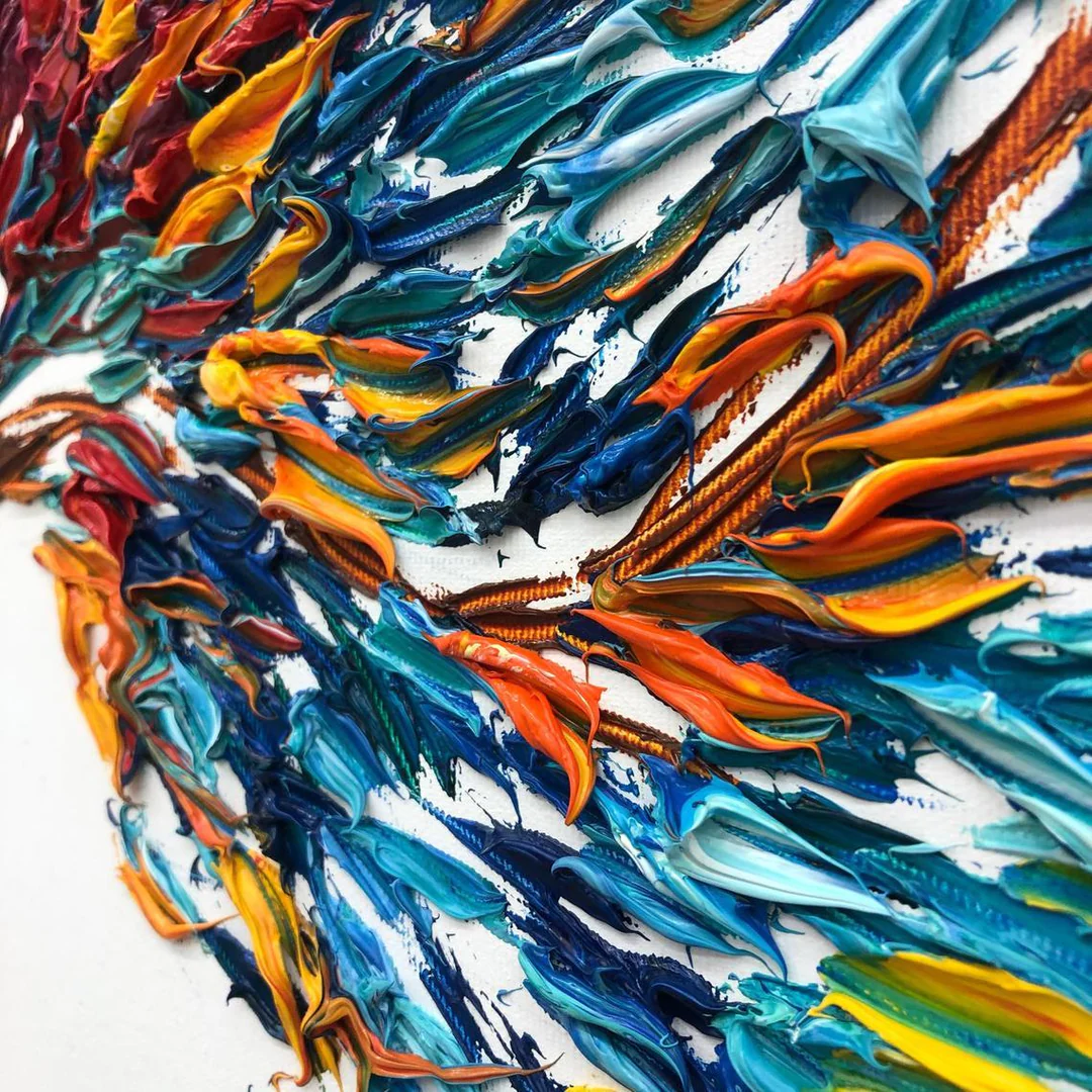 Abstrakte Kunst Gemälde - E102